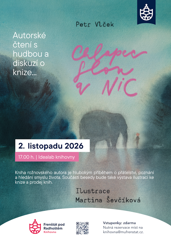 Autorské čtení: Petr Vlček - CHLAPEC, SLON A NIC
